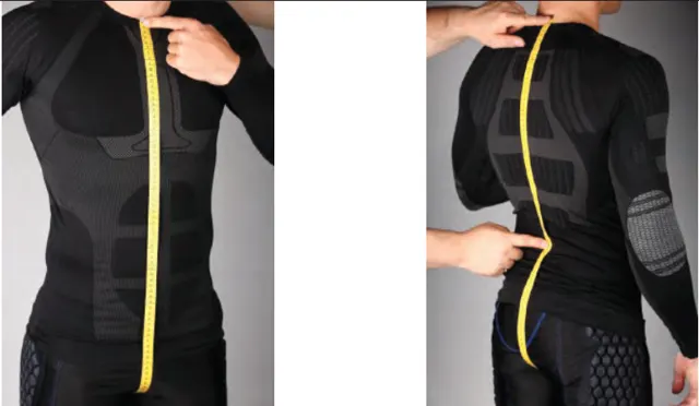 How to measure neck through crotch to neck