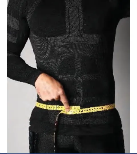 How to measure waist (navel)